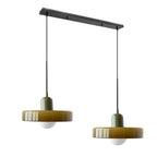LED Glass Pendant Light with 2 Heads - Modern Design for Kitchen Island & Dining Room Lighting