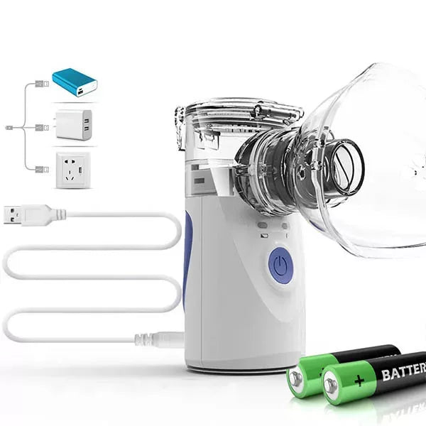 Portable Ultrasonic Nebulizer for Asthma Relief & Respiratory Therapy at Home