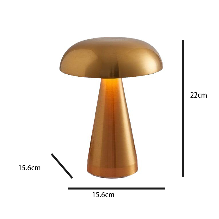 USB Rechargeable Cordless Table Lamp with 3-Color Touch Sensor for Home, Office, and Outdoor Use