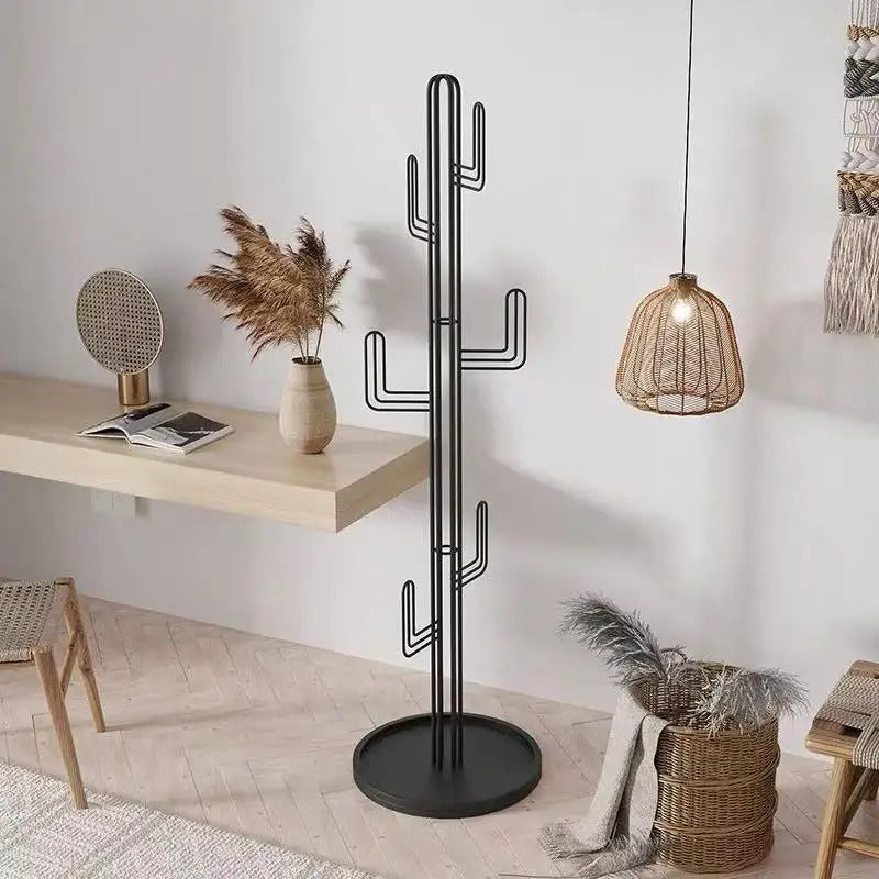 Acapulco Cactus Coat Stand - Unique Decorative Organizer for Entryway & Living Room Storage