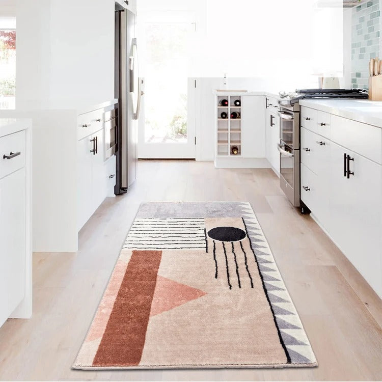 Wool Area Rug Collection - Handcrafted Geometric Patterns for Living Room & Bedroom Decor