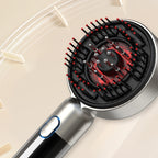 Electric Scalp Massager - Stimulating Brush with Red Light Therapy & Infrared Hair Wellness and Hair Growth