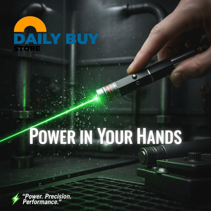 Military-Grade Laser Pointer | Ultra-Bright, Durable & Ideal for Hunting and Emergency Use