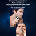 Mini Portable Electric Shaver | Waterproof, Ergonomic Design & Ideal for On-the-Go Grooming
