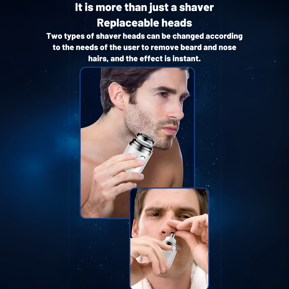 Mini Portable Electric Shaver | Waterproof, Ergonomic Design & Ideal for On-the-Go Grooming