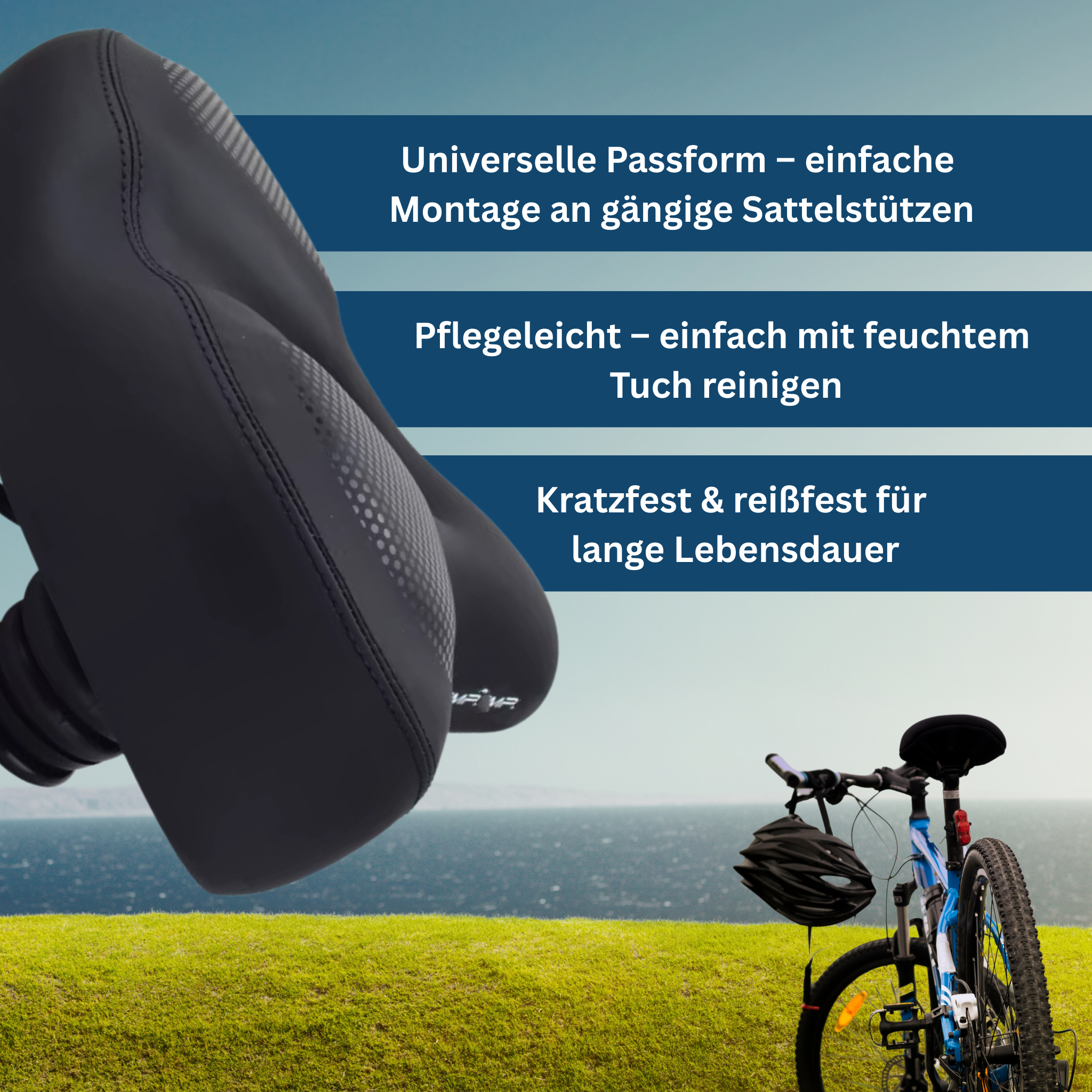 Bicycle Saddle | Ergonomic, Comfortable & Ideal for Long Rides