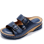 Orthopedic Leather Sandals | Lightweight, Shock-Absorbing & Supportive for Plantar Fasciitis Relief