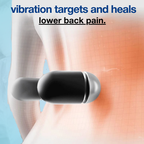 3-in-1 Lumbar Massager Pillow | Heat, Traction & Vibration for Lower Back Pain Relief at Home