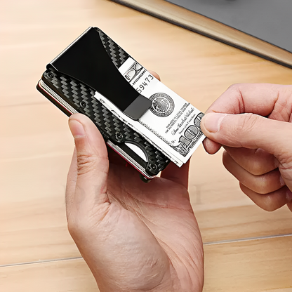 Men's Slim RFID Blocking Wallet | Holds Up to 15 Cards, Lightweight & Ideal for Business Travel