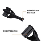 Back and Body Shaver | Ergonomic, Wet & Dry Shaving with Exfoliating Brush for Smooth Skin Care