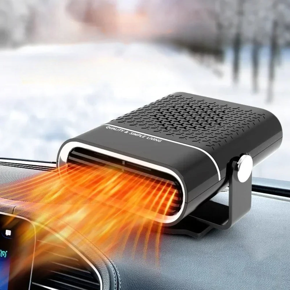 Portable Car Heater | 4-in-1 Heating, Cooling & Defrosting Fan for Year-Round Vehicle Comfort