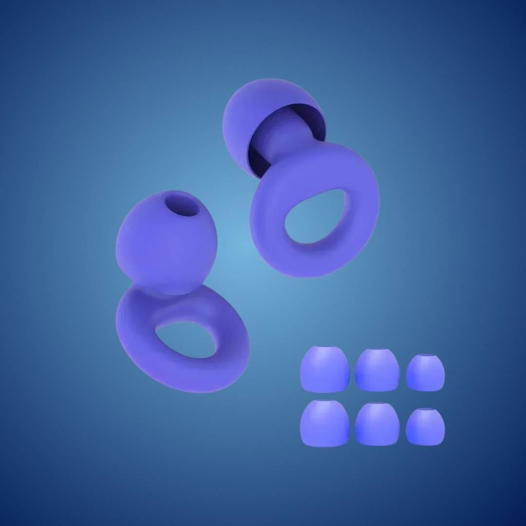 Noise Cancelling Earplugs | Hypoallergenic, Soft Silicone & Ideal for Sleep, Travel, Concerts, and Work