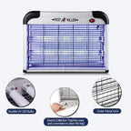 Moth Killer Lamp | 30W UV Light, Safe & Effective for Indoor Use Against Moths, Mosquitoes & Flying Insects