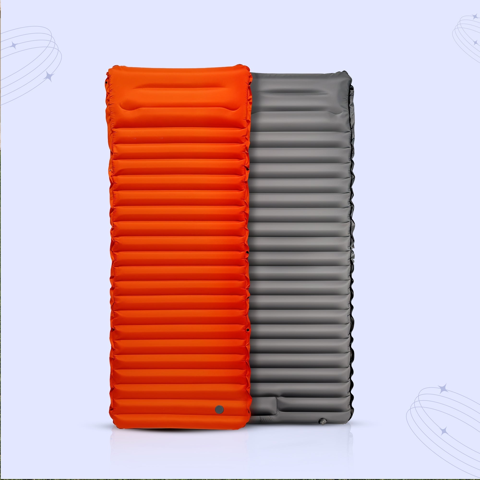 Camping Inflatable Portable Mattress | Lightweight, Built-in Foot Pump & Compact Design for Outdoor Adventures