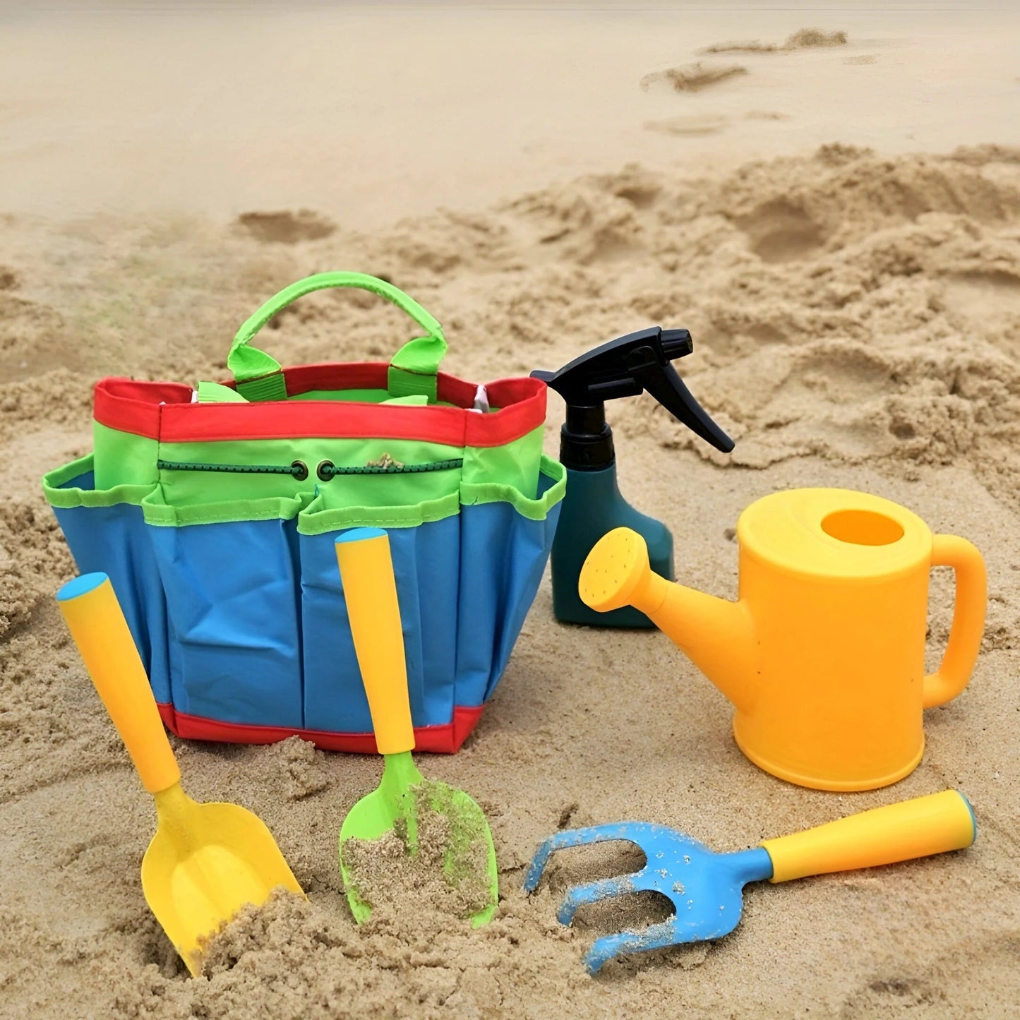 Child-Safe Mini Gardening Set | Ergonomic Tools for Kids with Carrying Bag for Nature Exploration and Learning