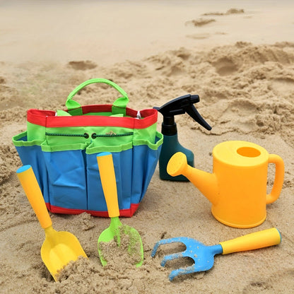 Child-Safe Mini Gardening Set | Ergonomic Tools for Kids with Carrying Bag for Nature Exploration and Learning