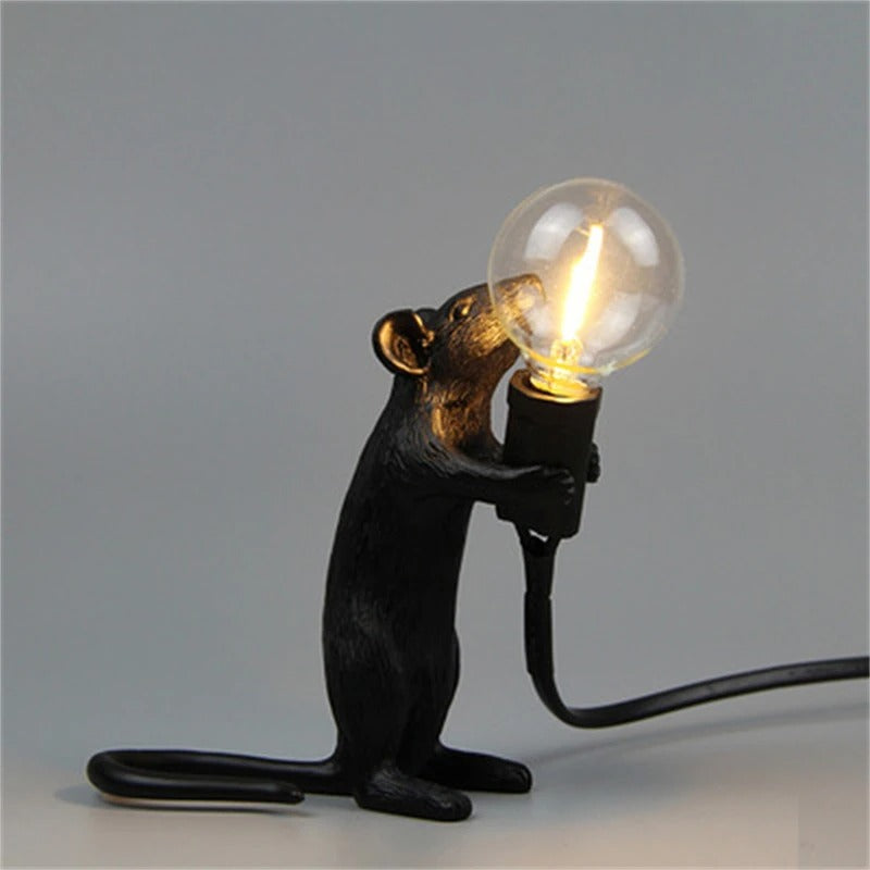 LED Mouse Night Table Lamp - Cute Animal Design for Kids' Bedroom & Nursery Lighting