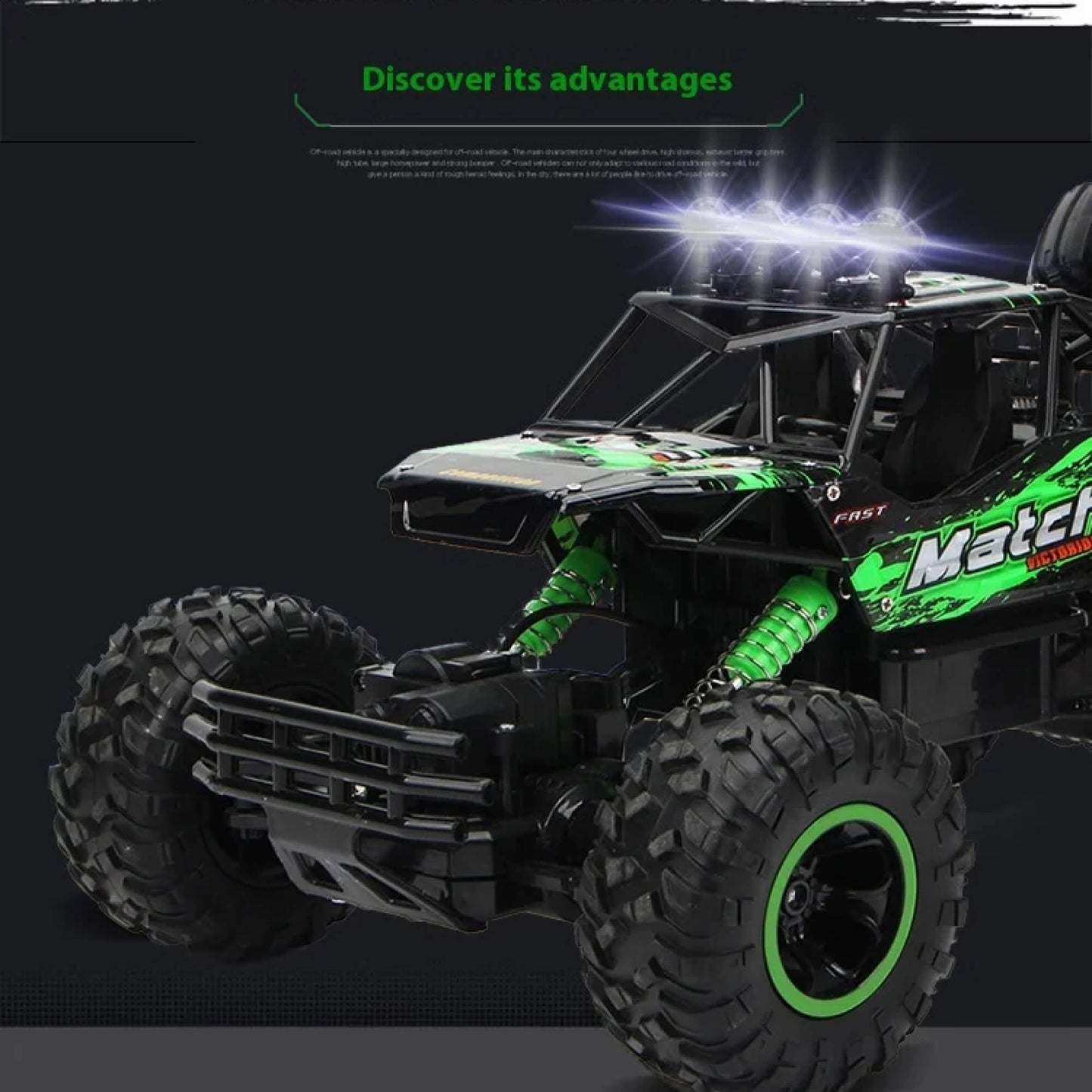 4WD RC Rock Crawler Off-Road Remote Control Car - High-Performance Adventure Truck