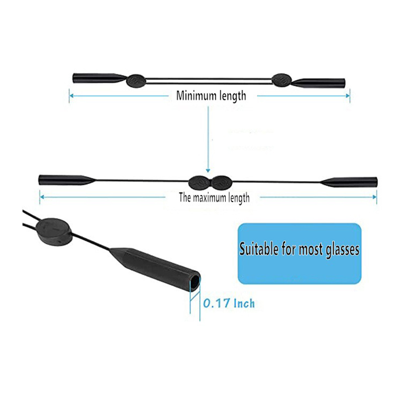 Adjustable Eyewear Strap - Secure & Adjustable Fit for Active Lifestyles