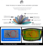 Polarized Sports Sunglasses UV 400 Protection -  Ideal for Fishing & Outdoor Adventures