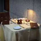 LED Table Lamp - Minimalistic Waterproof & Dimmable Wireless Light for Home Office & Bedroom Use