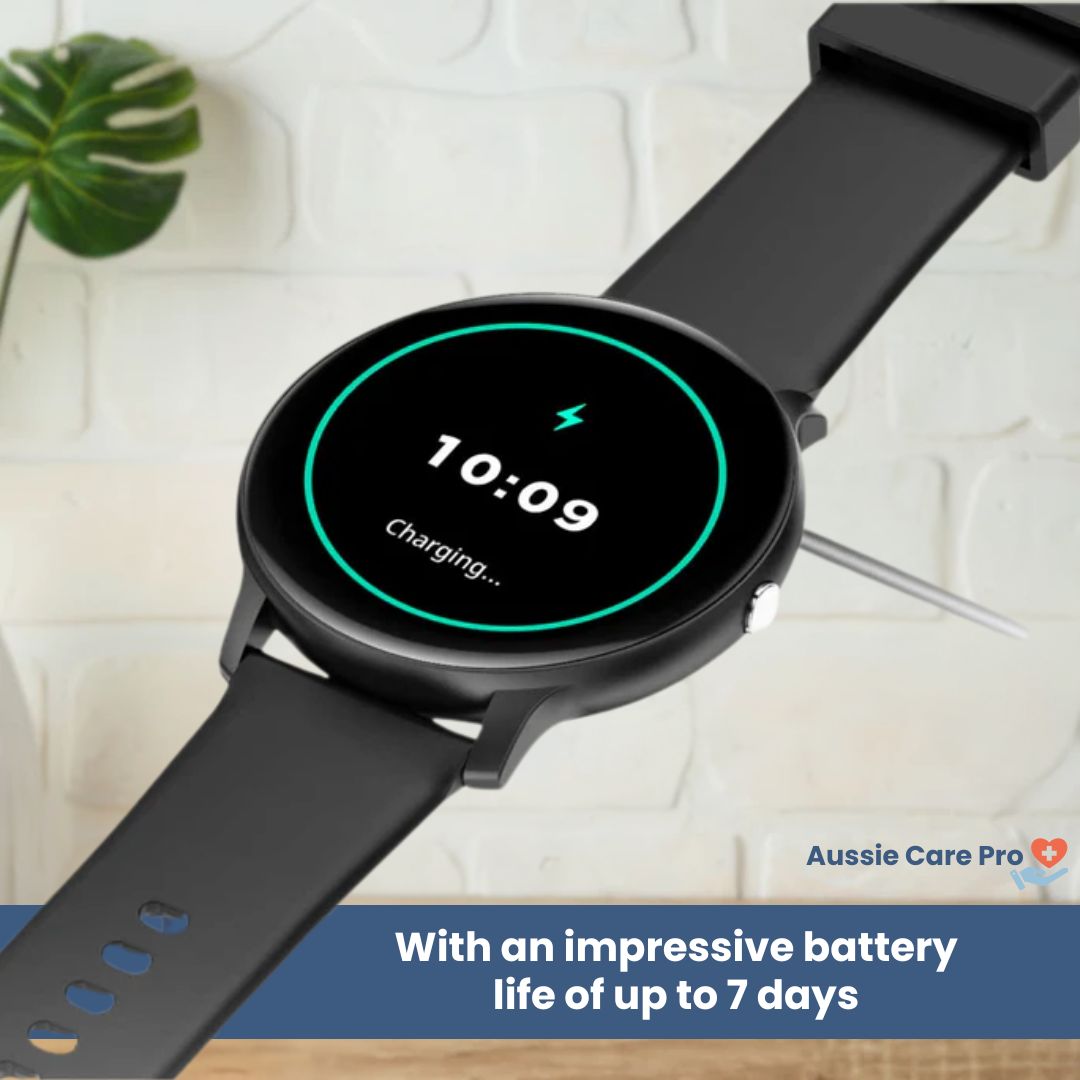 Smart Health Watch | Blood Pressure, Heart Rate & SpO₂ Monitor for Fitness Tracking & Sleep Analysis
