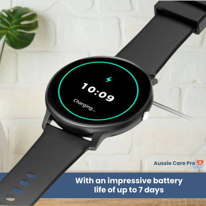 Smart Health Watch | Blood Pressure, Heart Rate & SpO₂ Monitor for Fitness Tracking & Sleep Analysis