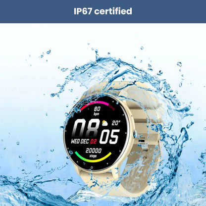 Smart Health Watch | Blood Pressure, Heart Rate & SpO₂ Monitor for Fitness Tracking & Sleep Analysis