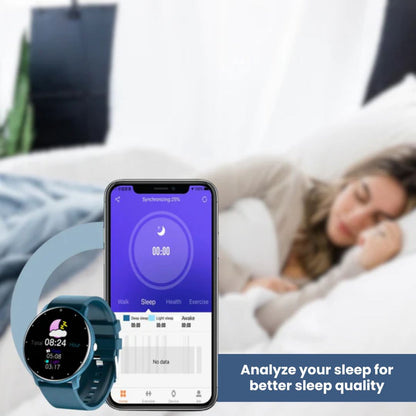 Smart Health Watch | Blood Pressure, Heart Rate & SpO₂ Monitor for Fitness Tracking & Sleep Analysis