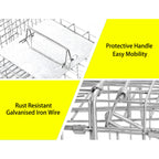 Humane Live Animal Trap | Durable, Collapsible Design for Safe Capture of Stray Cats, Rabbits & Raccoons