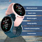 Smart Health Watch | Blood Pressure, Heart Rate & SpO₂ Monitor for Fitness Tracking & Sleep Analysis