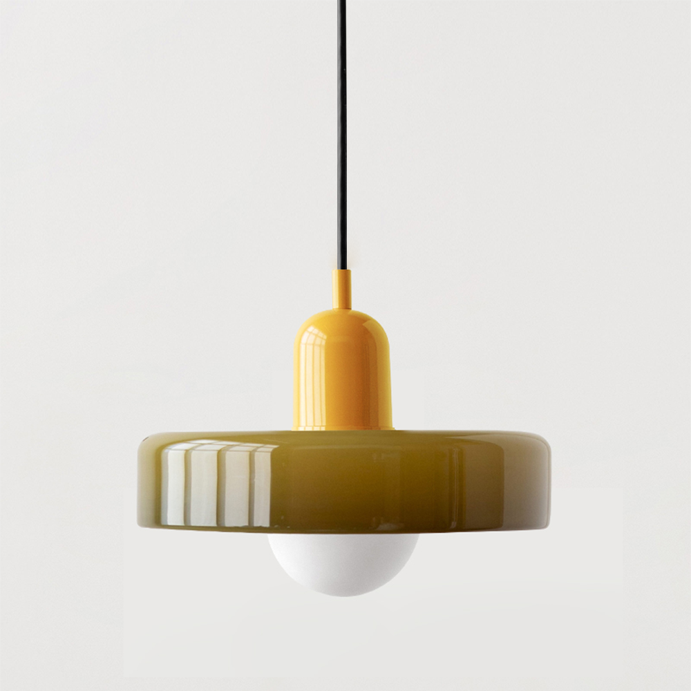 LED Glass Pendant Light with 2 Heads - Modern Design for Kitchen Island & Dining Room Lighting