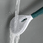 Toilet Brush with Flexible Head | Convenient Cleaning Dispenser & Smart Drainage System for Effortless Bathroom Cleaning