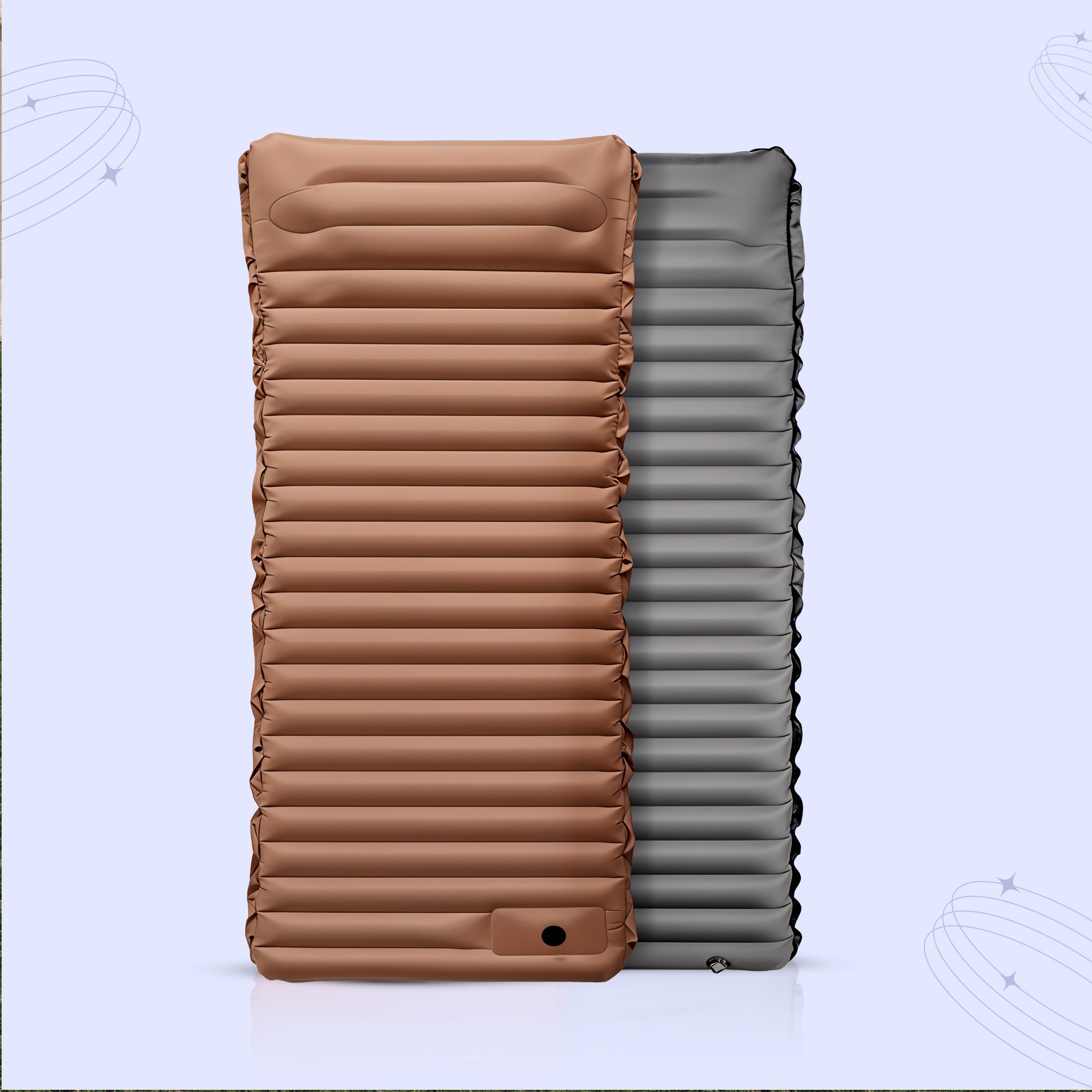 Camping Inflatable Portable Mattress | Lightweight, Built-in Foot Pump & Compact Design for Outdoor Adventures