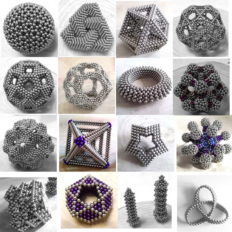 Magnetic Color Balls | Vibrant, Stress-Relief Play for Creativity at Home, Office & On-the-Go