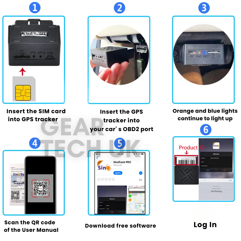 Car Tracker No Subscription – OBD2 GPS Car Tracking Device | Plug & Play Real-Time Car GPS Tracker