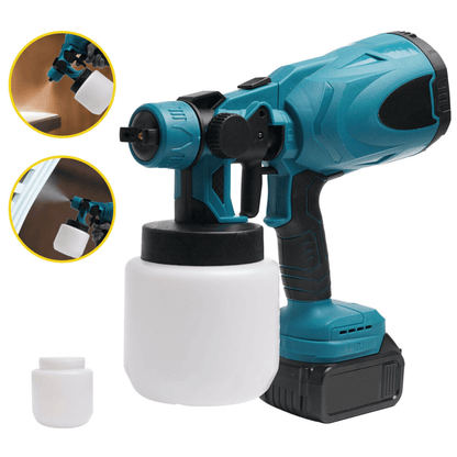 Cordless Paint Sprayer | Lightweight, 3 Adjustable Spray Patterns & Flow Control for Effortless Home Painting