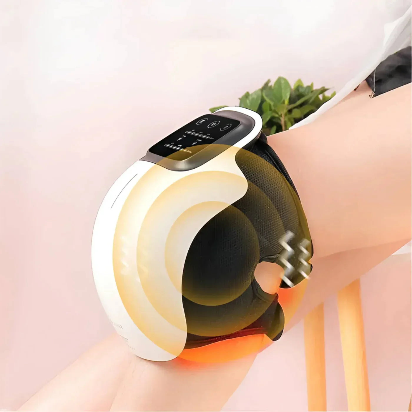 Knee Massager Machine | Pain Relief with Vibrations, Hot Compress & Laser Therapy for Arthritis Recovery