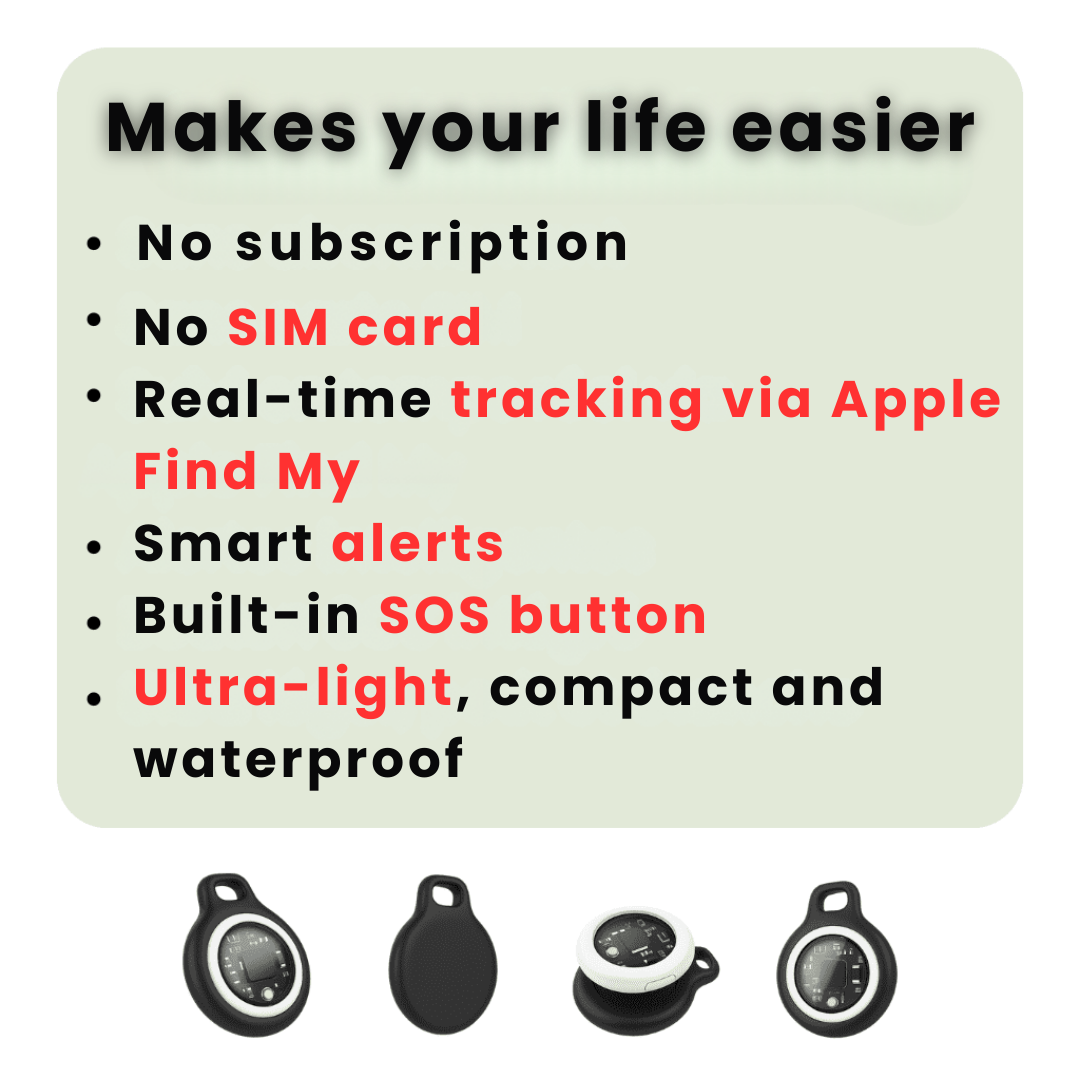 GPS Tracker for Seniors | Real-Time Tracking, Waterproof & No Subscription Fees for Peace of Mind