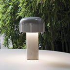 LED Mushroom Rechargeable Table Lamp - Portable Night Light with Adjustable Brightness for Home, Office, and Outdoor Use