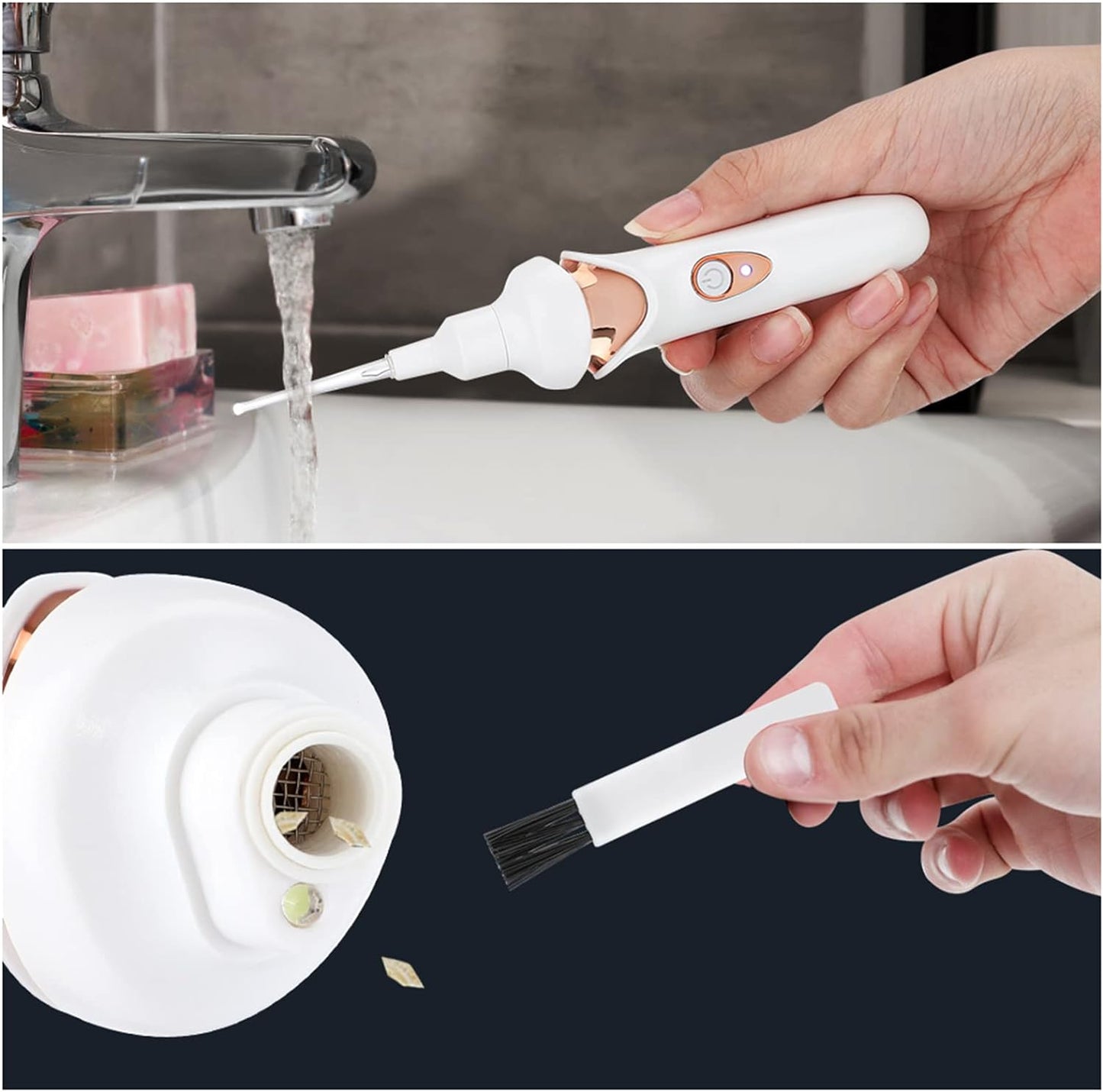 Ear Wax Cleaning Kit: Ear Vacuum and Electric Ear Cleaner for Safe & Effective Ear Wax Extraction & Hygiene Maintenance