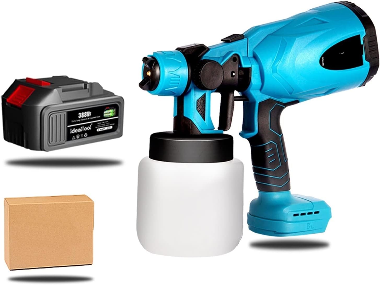 Cordless Paint Jet Pro | Powerful Brushless Motor, Adjustable Flow Control & Ideal for Indoor/Outdoor Painting Projects
