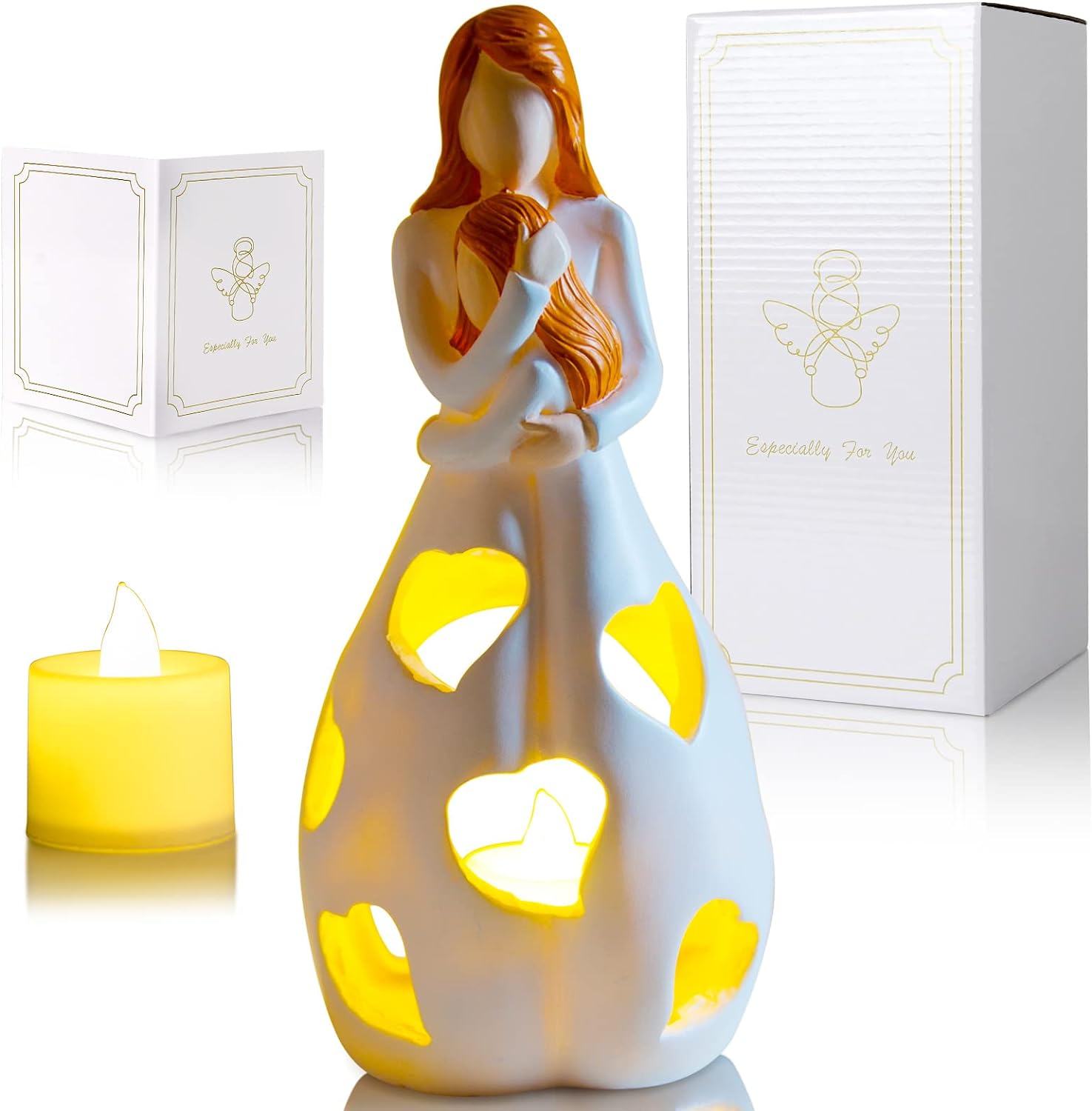 LED Heart-Shaped Night Light - Battery Operated Decorative Lamp for Bedroom, Nursery & Romantic Settings