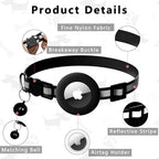 Adjustable GPS Cat Collar | Reflective, Quick-Release Safety Buckle & Ideal for Indoor/Outdoor Use