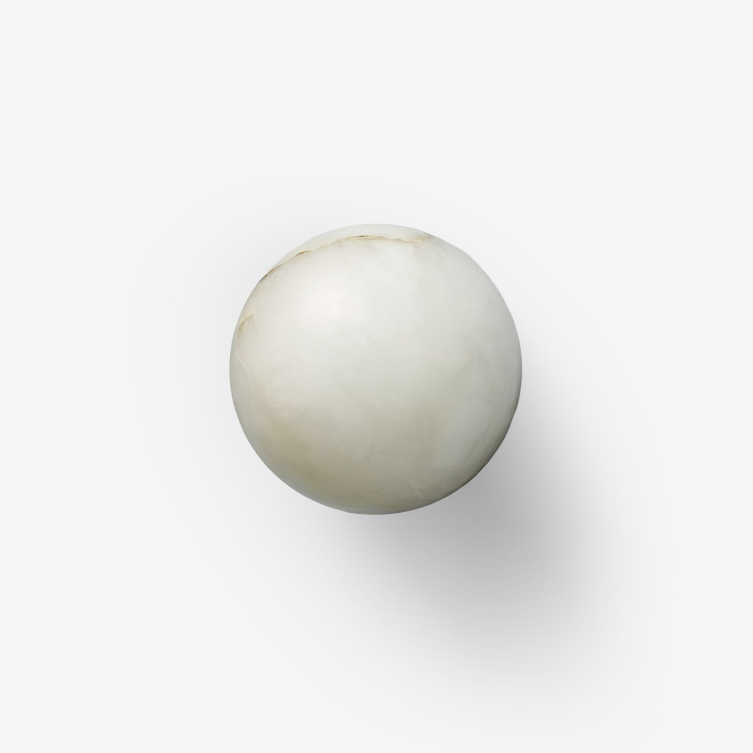 LED Mini Orb Wall Lamp - Alabaster Finish - Modern Lighting for Hallway & Bedroom Decor