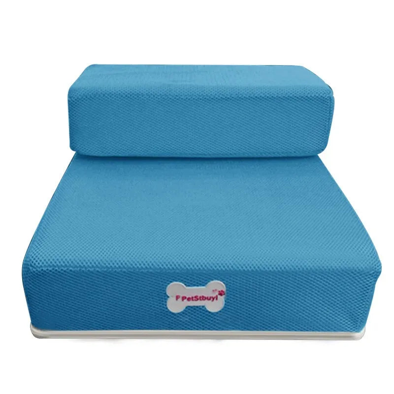 Dog Stairs for Sofa & Bed | Non-Slip, Soft Foam Steps for Small & Older Pets