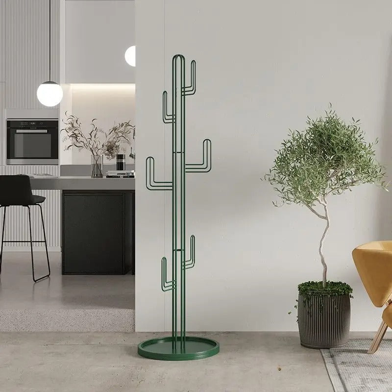 Acapulco Cactus Coat Stand - Unique Decorative Organizer for Entryway & Living Room Storage