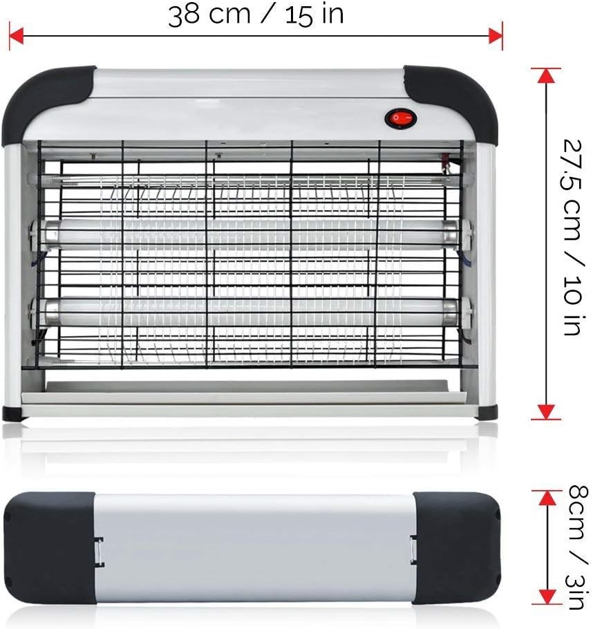 Moth Killer Lamp | 30W UV Light, Safe & Effective for Indoor Use Against Moths, Mosquitoes & Flying Insects