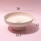 Ceramic Fruit Bowl - Modern Decorative Centerpiece for Kitchen & Dining Table