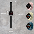 Smart Health Watch | Blood Pressure, Heart Rate & SpO₂ Monitor for Fitness Tracking & Sleep Analysis